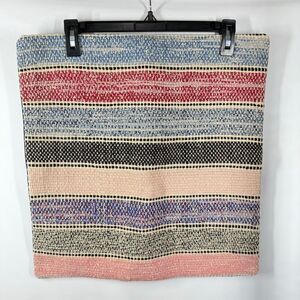 Pottery Barn textured woven single pillowcase 18x18" NWOT